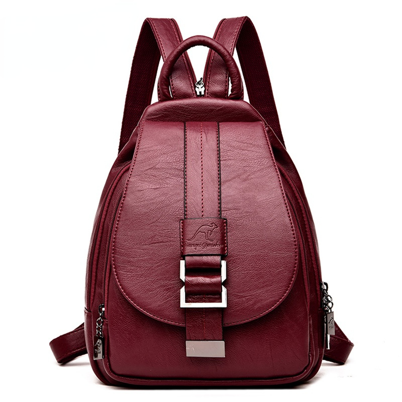 Leather Backpack Vintage - Thiết Kế Ốp Lưng Nữ Da