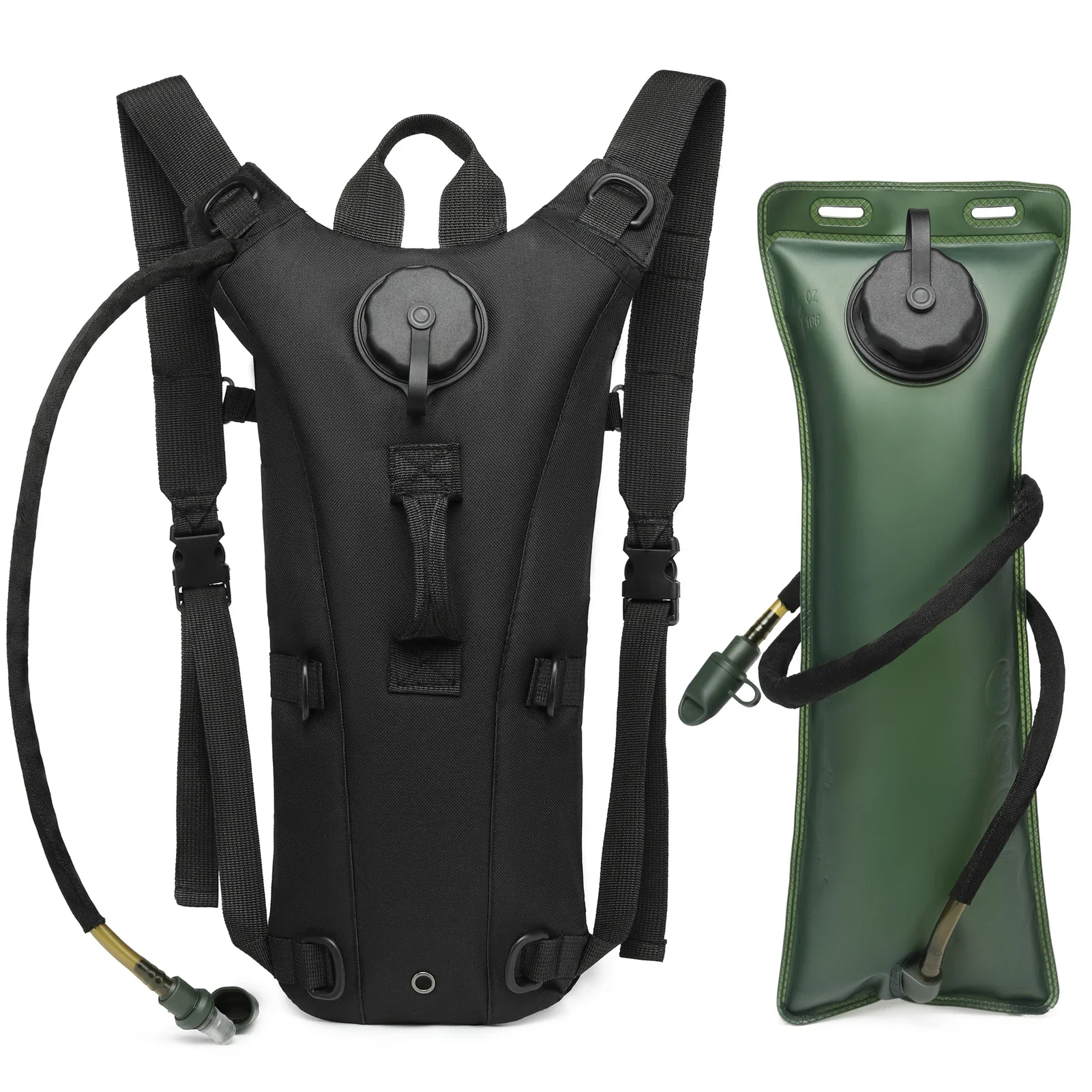 Rucksack Military Style - Military Tactical Camel Backpack with 3L