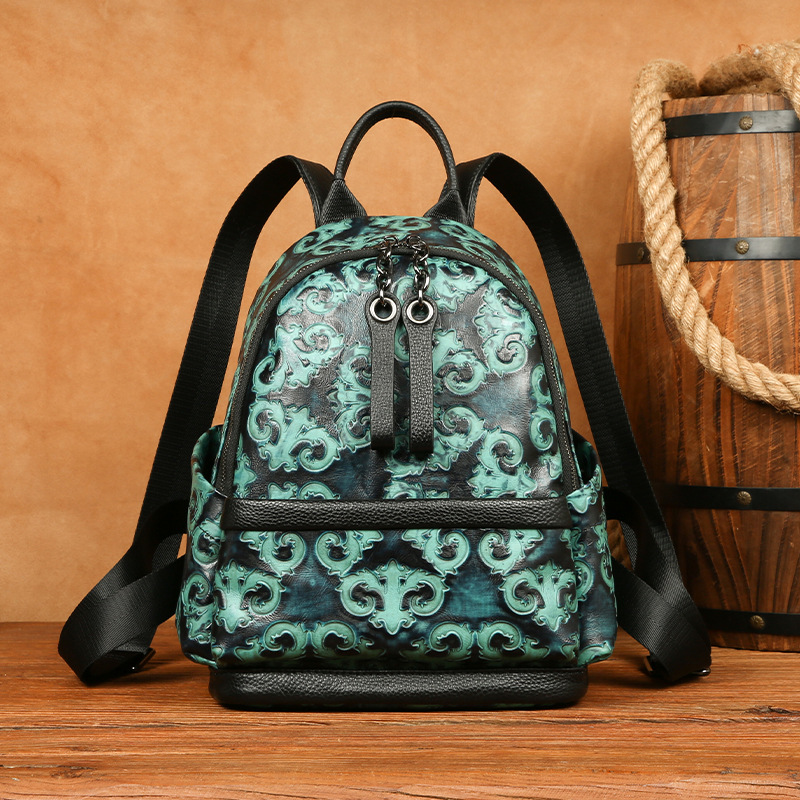 Johnature Da Thật Chính Hãng D - đánh giá và giá Leather Backpack Vintage